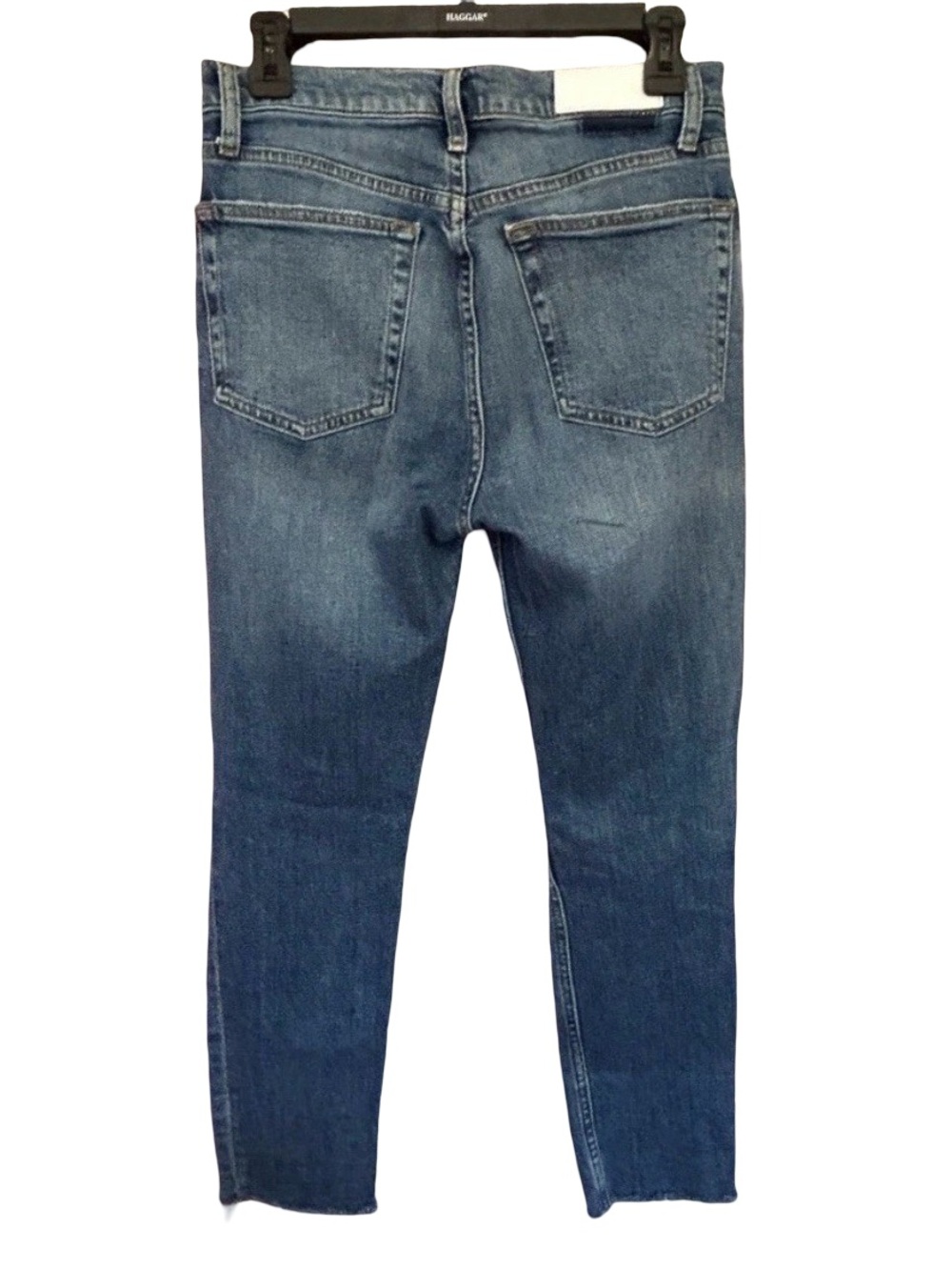 RE/DONE 90s High-Rise Ankle Crop In Dusk Destroy 190-3WHRAC Button Fly Grunge 28 - Picture 4 of 11